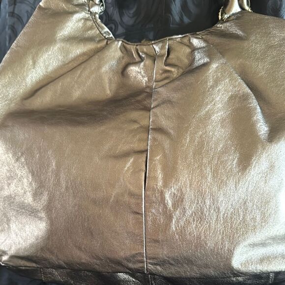 ELLIOT LUCA  Metallic Bronze Shoulder Bag - Picture 10 of 16